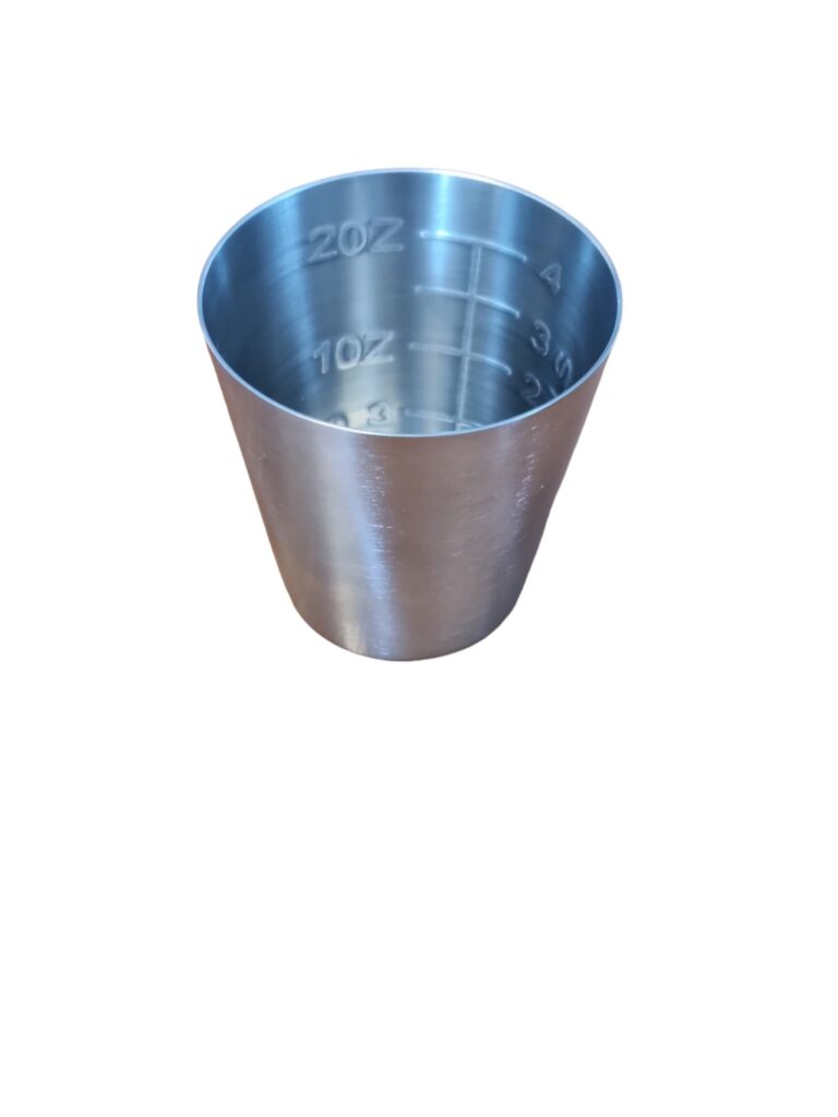 RVS medicijnbeker 60cc