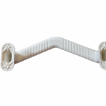 Onderkant Wandbeugel wit lengte 33cm