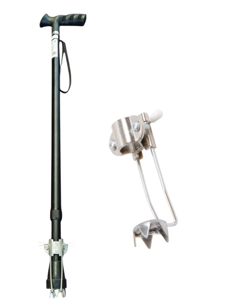 wandelstok met ijsdop 5 punten