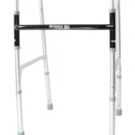 LO2145 Looprek, basis 45x41cm hardrubber handgrepen in hoogte verstelbaar