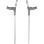 Paar Aluminium krukken. Extra hoog