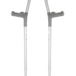 aluminium elleboogkrukken met soft handgreep