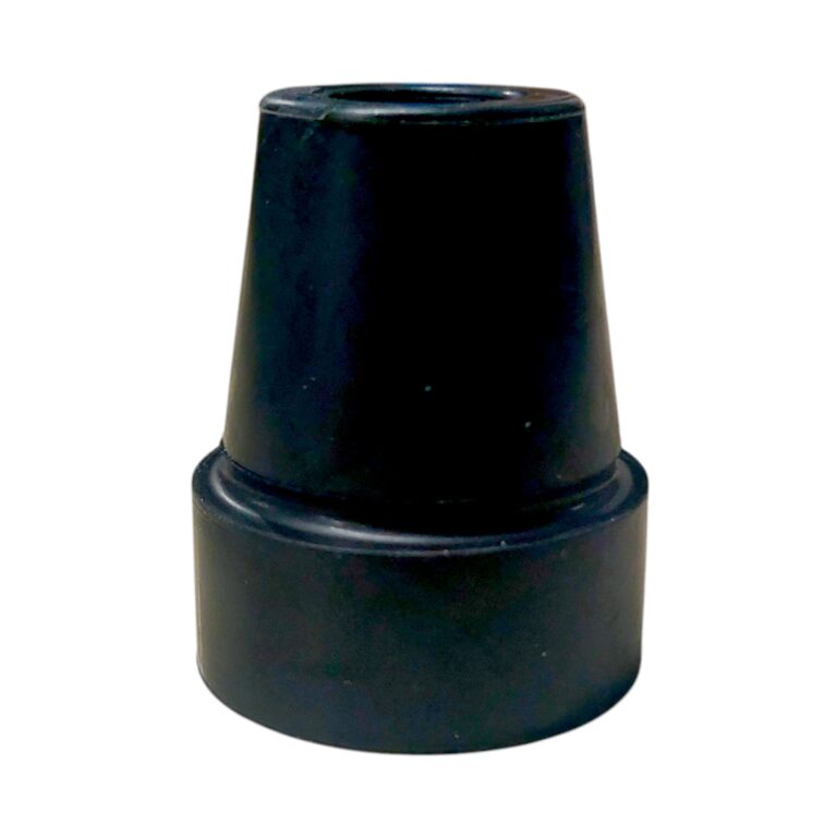 Zwarte rubberen dop 16 mm