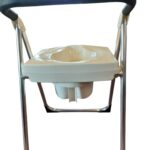 Opvouwbare closetstoel, met afsluitbare emmer TO7237