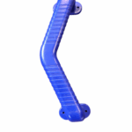 Wandbeugel gehoekt kleur blauw 33cm