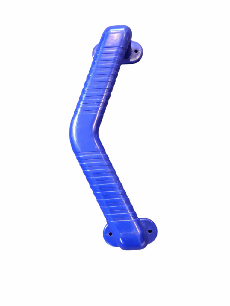 Wandbeugel gehoekt kleur blauw 33cm