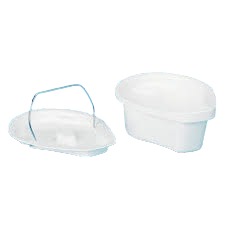 witte closetemmer met deksel