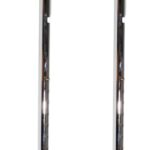 Elleboogkrukken in hoogte verstelbaar van 73 tot 96 cm.