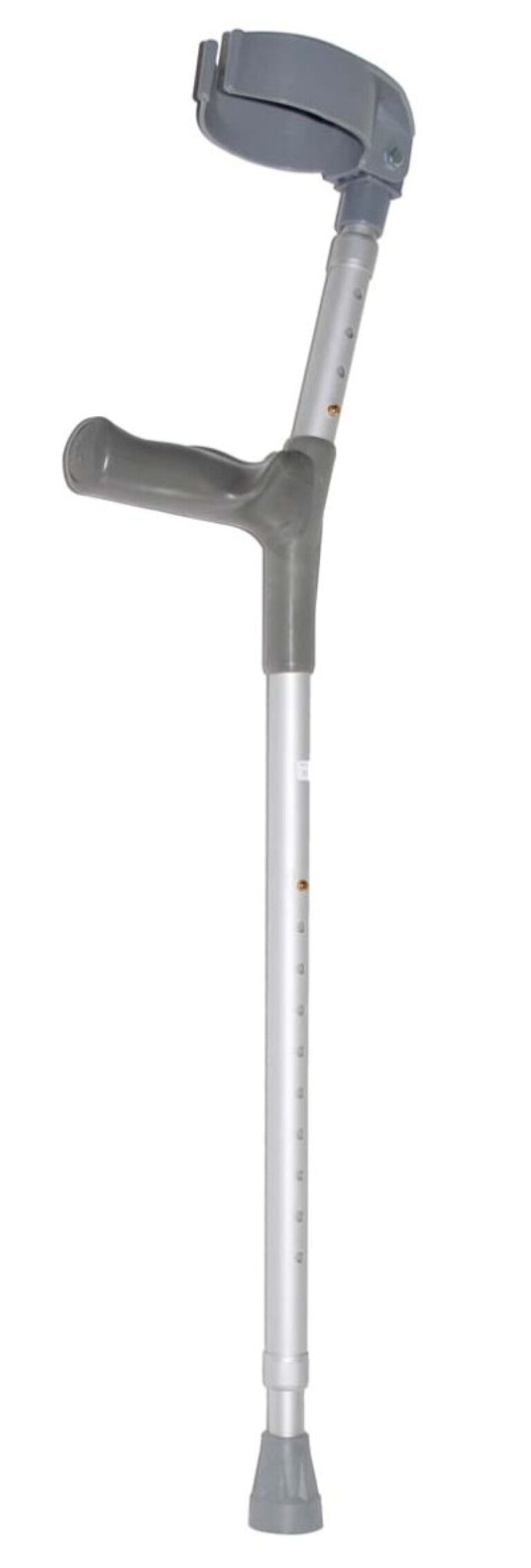 Korte elleboogkruk kleur aluminium