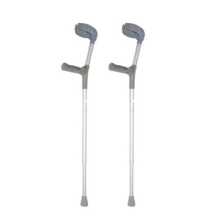 Premis Cumfy Elleboogkruk Lang – Extra comfort voor dagelijks gebruik kleur aluminium