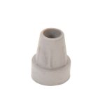 Rubberdop type Z 18 mm kleur drijs geschik voor wandelstokken en elleboogkrukken.