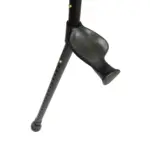 Bovenkant anatomisch handvat elleboogkruk