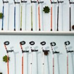 Verschillende kleuren elleboogkrukken dubbel verstelbaar in de kleuren rood, brons, zwart, oranje rood, groen en wit