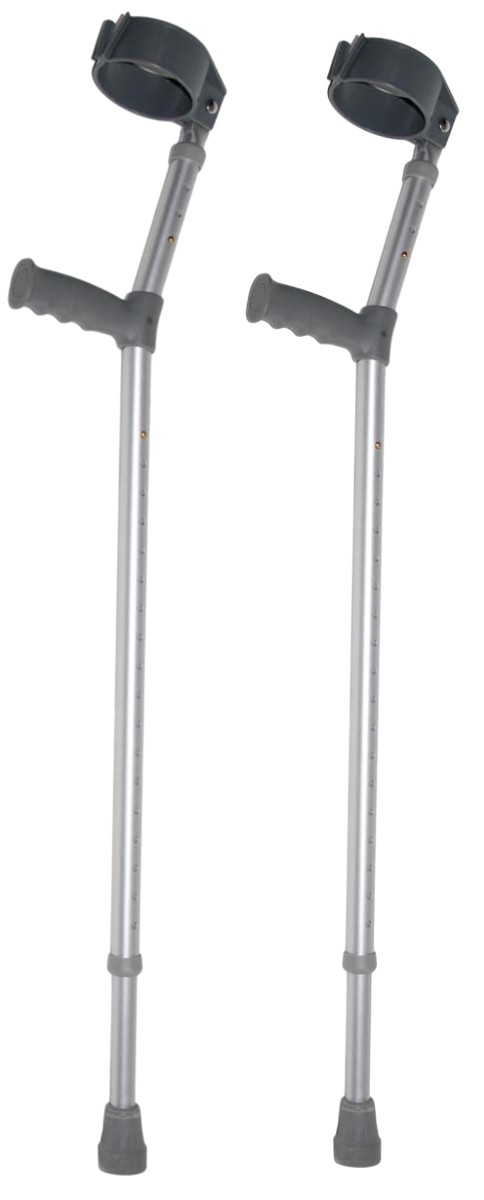 Elleboogkruk voor lange mensen