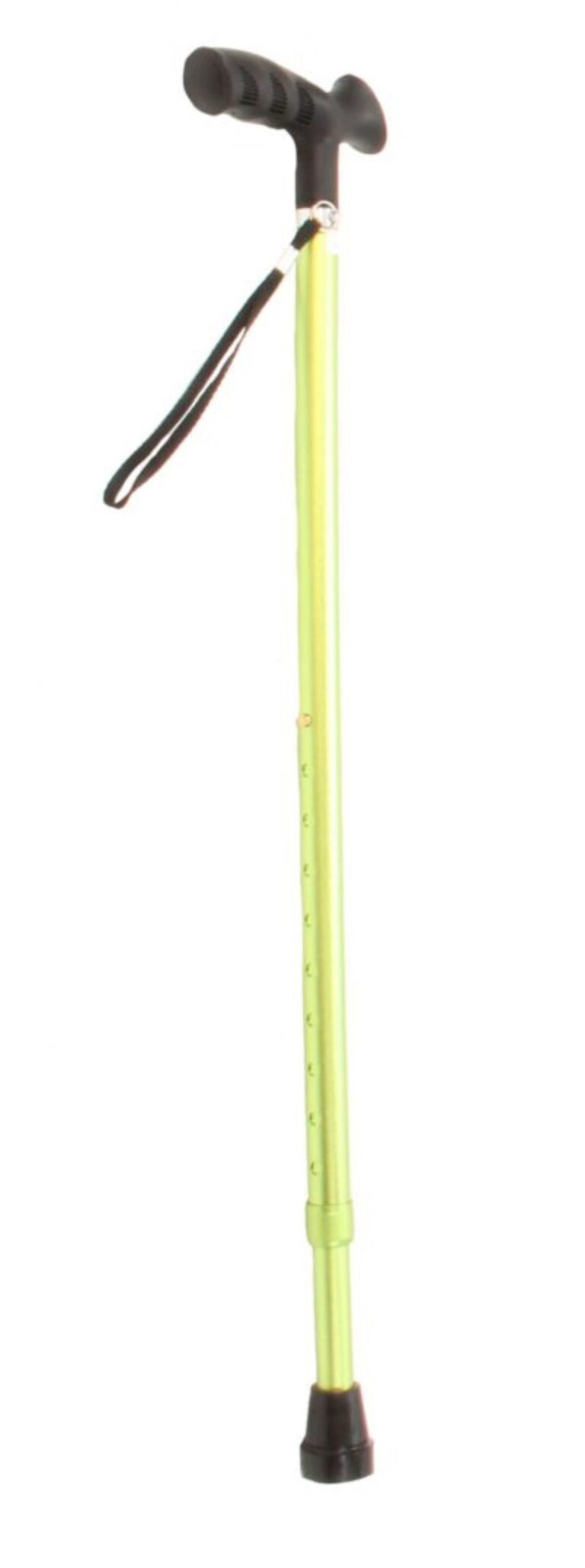 opvouwbare wandelstok in de kleur groen.