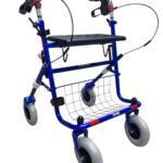 Blauwe provo rollator kleur blauw