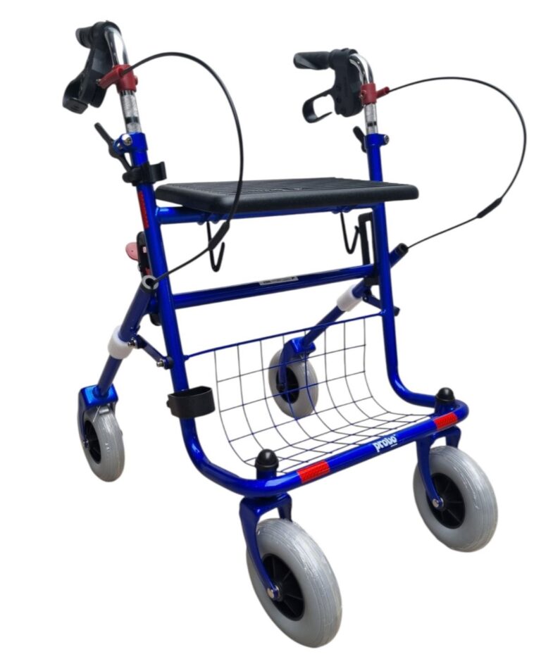 Blauwe provo rollator kleur blauw