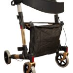 Design rollator Premis. Licht gewicht, kleur champagne