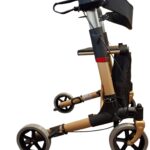 Design rollator Premis. Licht gewicht, kleur champagne