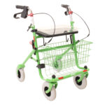 Groene rollator standaard provo