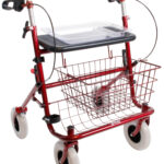 Premis provo XL 55 cm breed Rollator rood