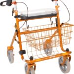 Oranje rollator