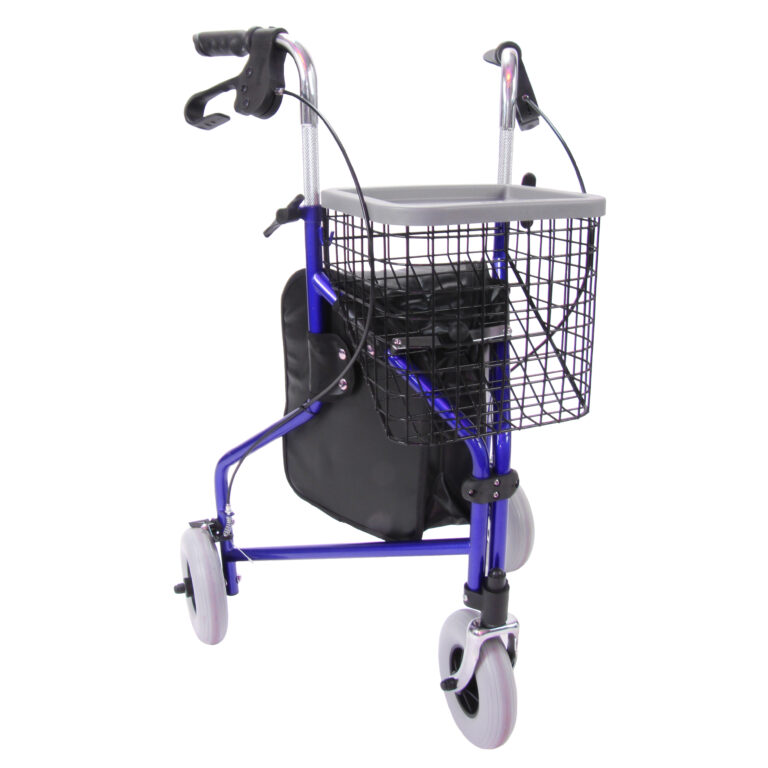 blauwe delta rollator