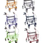 Lichte gewicht rollator kleur zwart, rood, oranje.blauw, paars, groen