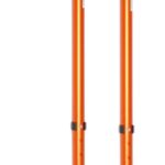 elleboogkruk met gesloten manchet oranje