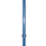 Blauwe elleboogkruk met gesloten manchet