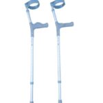 Zilveren premis medical elleboogkrukken anatomisch basic