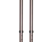 elleboogkrukken met open manchetkleur brons