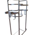 Een mooie RVS rek voor het opslaan van ondersteken