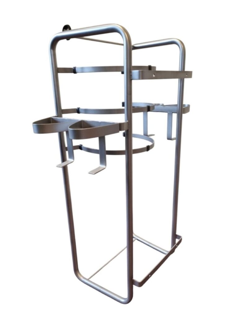 Een mooie RVS rek voor het opslaan van ondersteken