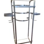 RVS rek met ondersteken en urinefleshouder