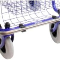 Stootrand voor op een rollator