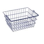 blauw mandje voor rollator