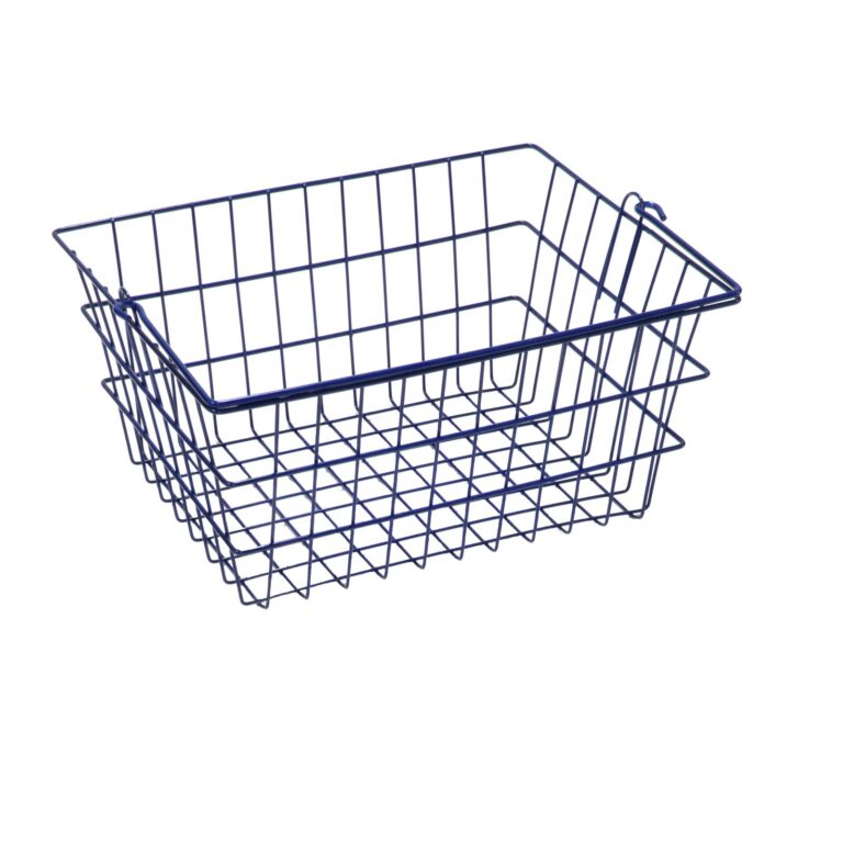 blauw mandje voor rollator