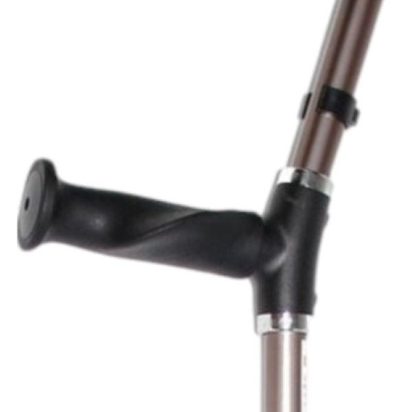 Krukken met anatomische handvaten, per paar of alleen links of rechts