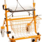 Duwbeugeleenzijdig Links Rollator Rood