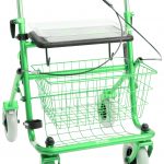 Duwbeugeleenzijdig Rechts Rollator groen
