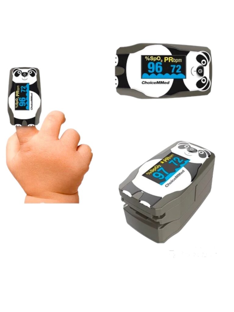 Panda kinder oxymeter. Speciaal voor kinderen vanaf 6 maanden