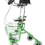 rollator met verkorte onderarmschalen - Groen