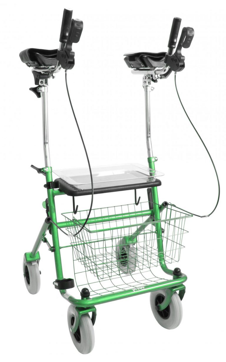 Onderarmschalen Rollator provo groen