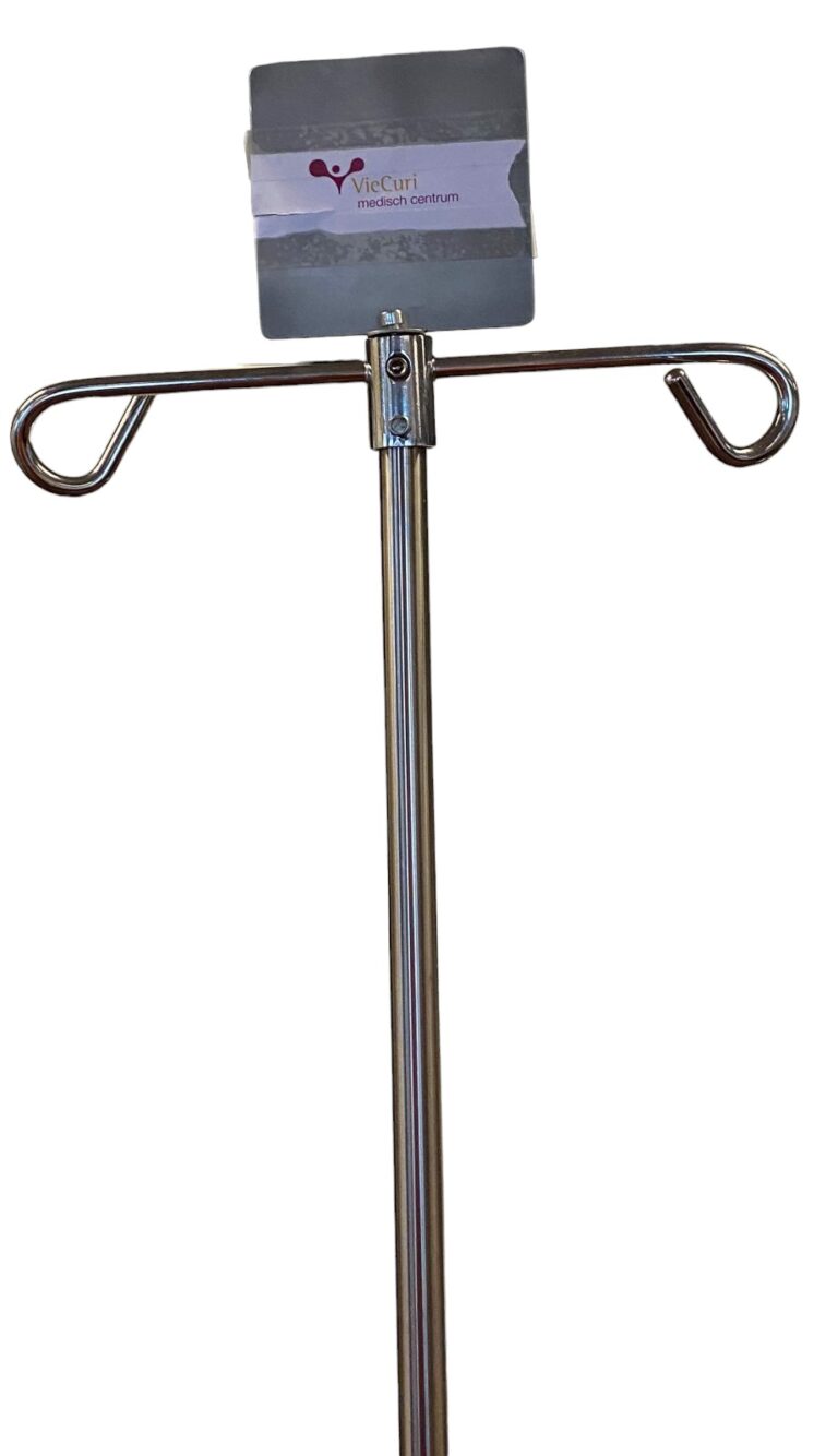 Naamplaatje voor infuuspaal