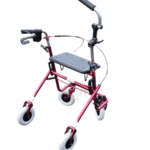 Rode rollator met aanpassing hemi rollator