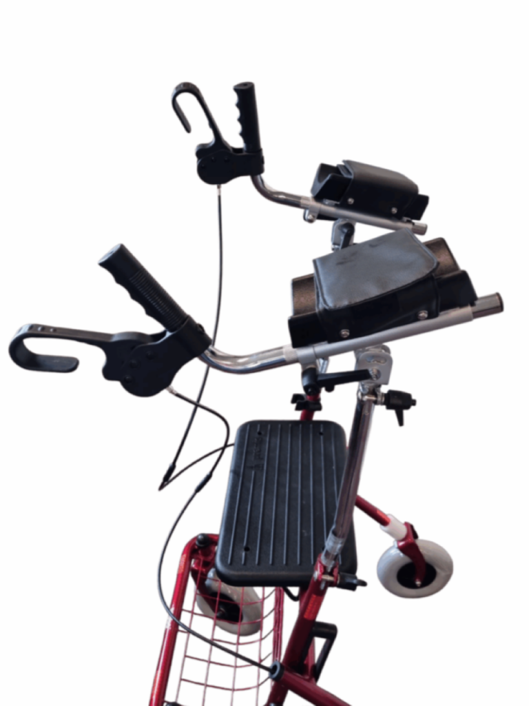 Verstelbare onderarmschalen voor de provo rollator