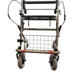 Rollator Duwstang met beugel-loop-rem onder