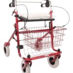 Rollator met beugel.
