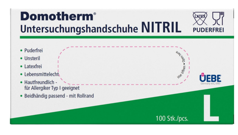 Nitril medische handschoenen maat L